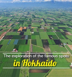 The exploration of the famous spots in Hokkaido